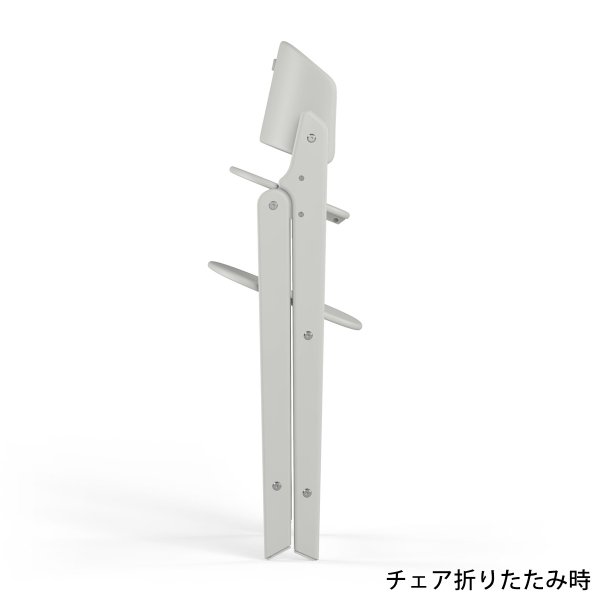 画像5: 【セット】サイベックス クリック＆フォールド 3-IN-1 / ニンバスグレー cybex CLICK&FOLD 3-IN-1（クリック＆フォールド チェア＋ベビーセット＋スナックトレイ） (5)
