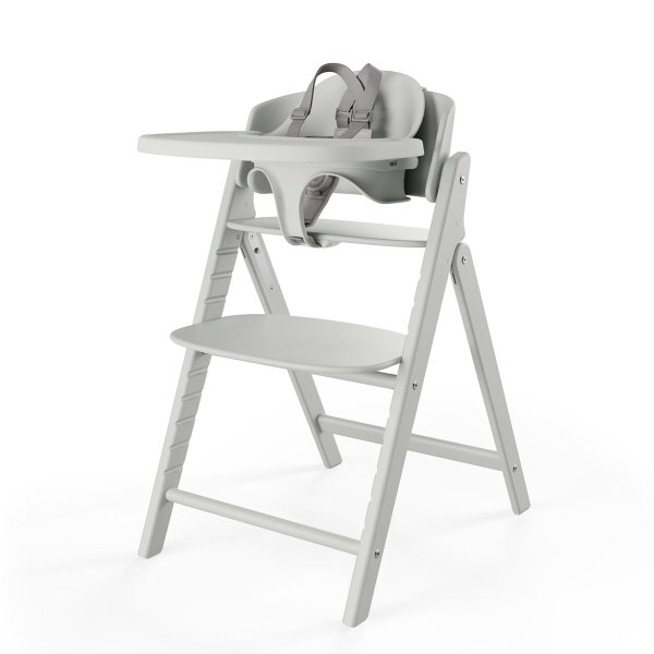 画像1: 【セット】サイベックス クリック＆フォールド 3-IN-1 / ニンバスグレー cybex CLICK&FOLD 3-IN-1（クリック＆フォールド チェア＋ベビーセット＋スナックトレイ） (1)
