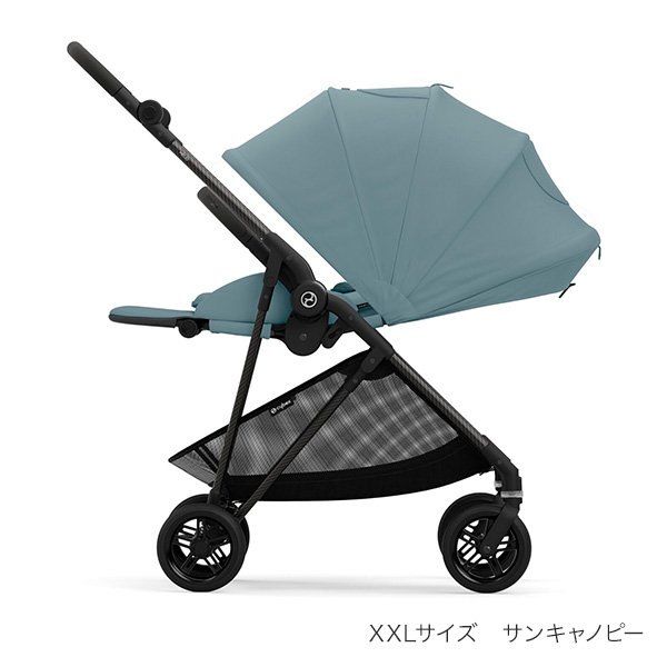 画像9: ＼数量限定セール／サイベックス メリオ ストーミーブルー  ベビーカー /  cybex MELIO CARBON (9)