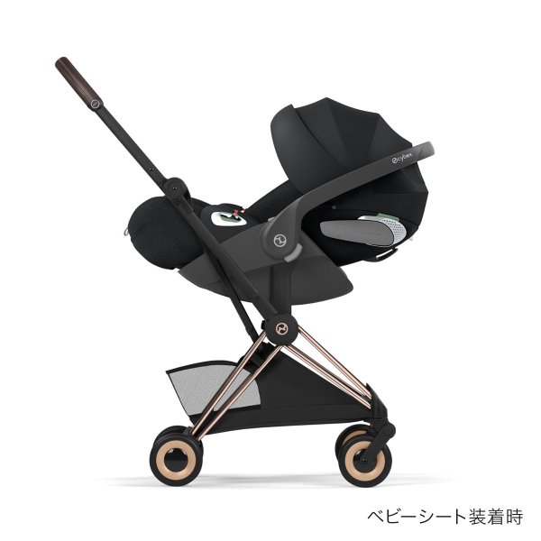 画像3: 【お届けまで約3〜5日間】【新製品】サイベックス コヤ ベビーカー ローズゴールドフレーム / セピアブラック cybex COYA (3)