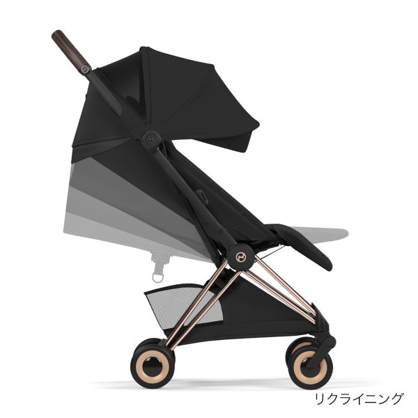 画像5: 【お届けまで約3〜5日間】【新製品】サイベックス コヤ ベビーカー ローズゴールドフレーム / セピアブラック cybex COYA (5)