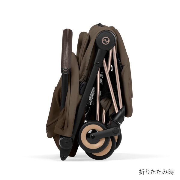 画像3: 【6月下旬頃より順次発送】【新製品】サイベックス コヤ ベビーカー ローズゴールドフレーム / ココナッツブラウン cybex COYA (3)