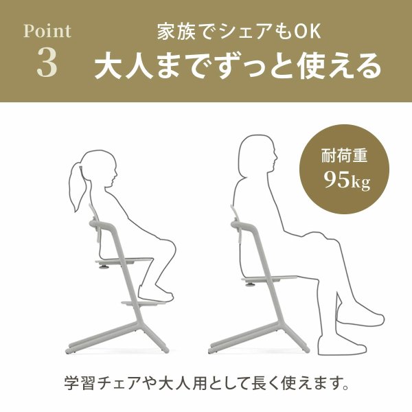 画像14: 【最新モデル】サイベックス レモチェア / スウェードグレー cybex LEMO CHAIR (14)