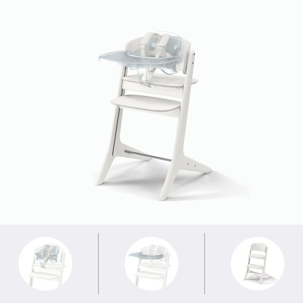 画像4: 【セット】サイベックス レモ プラチナム 3-IN-1 / ホワイトウッド cybex  LEMO Platinum 3-IN-1（レモ プラチナム チェア＋ベビーセット＋スナックトレイ） (4)