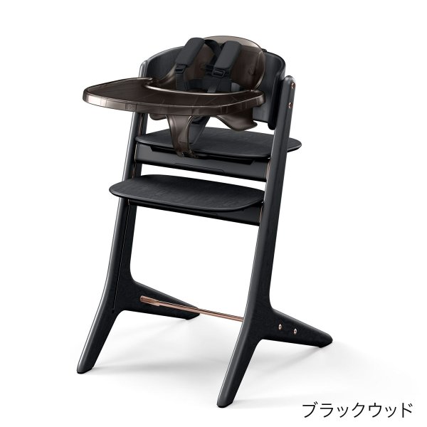 画像1: 【8月下旬頃より順次発送】【セット】サイベックス レモ プラチナム 3-IN-1 / ブラックウッド cybex  LEMO Platinum 3-IN-1（レモ プラチナム チェア＋ベビーセット＋スナックトレイ） (1)