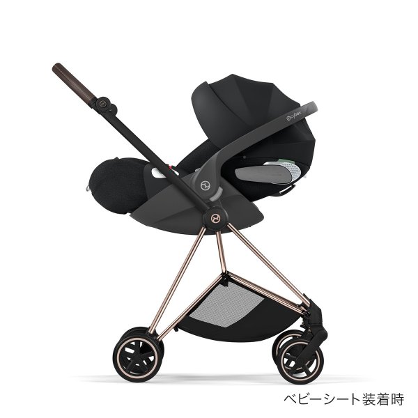 画像6: 【5月28日(木)より順次発送】【新製品】サイベックス ミオス スタイル ベビーカー ローズゴールドフレーム / セピアブラック cybex MIOS (6)