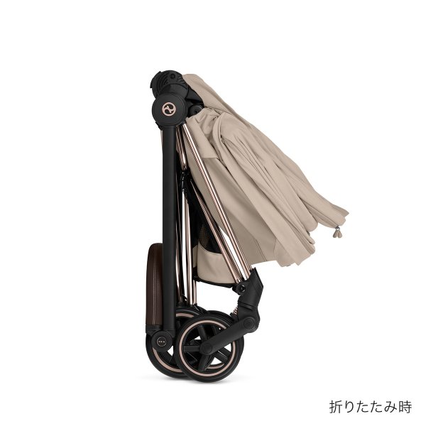画像4: 【5月28日(木)より順次発送】【新製品】サイベックス ミオス スタイル ベビーカー ローズゴールドフレーム / コージーベージュ cybex MIOS (4)
