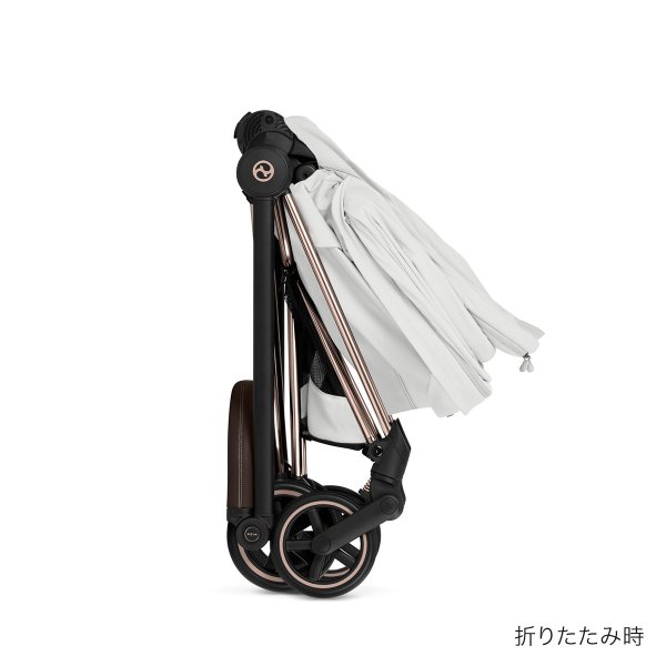画像4: 【5月28日(木)より順次発送】【新製品】サイベックス ミオス スタイル ベビーカー ローズゴールドフレーム / オフホワイト cybex MIOS (4)
