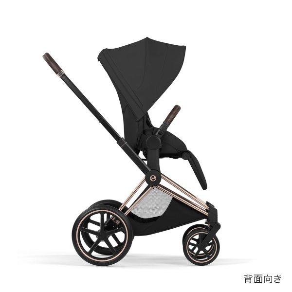 画像3: 【6月5日(金)より順次発送】【新商品】サイベックス プリアム スタイル ベビーカー ローズゴールドフレーム / セピアブラック cybex PRIAM (3)