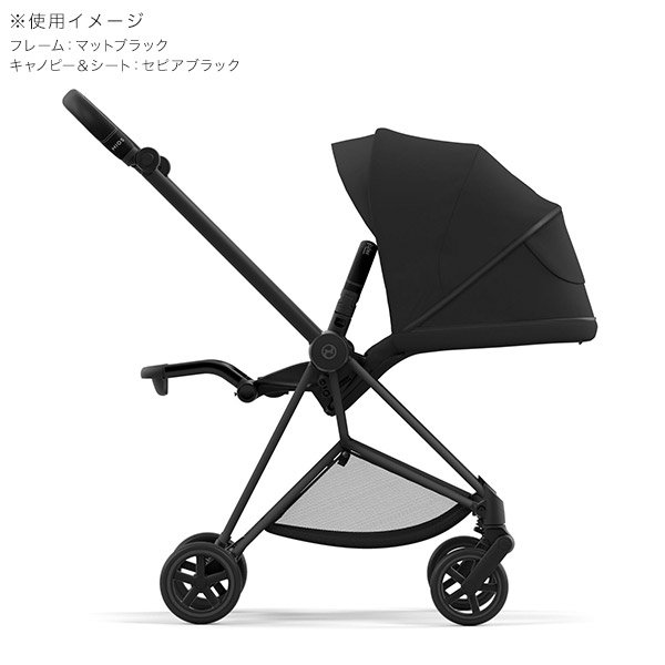画像6: サイベックス ミオス JP3 ベビーカー マットブラックフレーム / セピアブラック cybex MIOS JP3 (6)