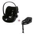 画像1: 【2点セット】サイベックス クラウドG3 アイサイズ +ISOFIXベースセット/ムーンブラックプラス cybex CloudG3 i-size (1)