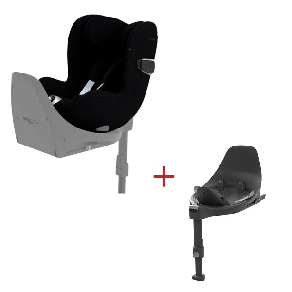 画像1: 【2点セット】サイベックス シローナT アイサイズ+ISOFIXベースセット/ セピアブラックプラス cybex Sirona T I-SIZE (1)