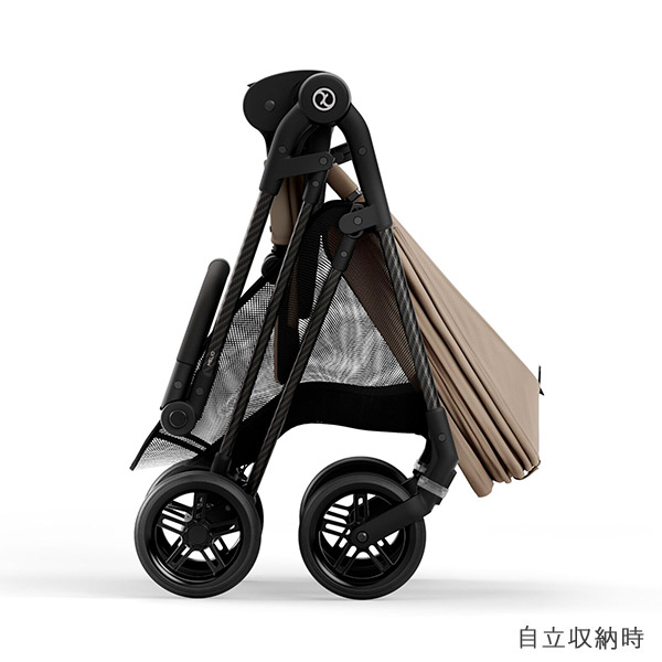 サイベックス メリオ カーボン JP ベビーカー シーシェルベージュ cybex MELIO CARBON【2023 リニューアルモデル】