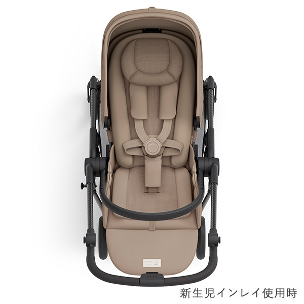 サイベックス メリオ カーボン JP ベビーカー シーシェルベージュ cybex MELIO CARBON【2023 リニューアルモデル】