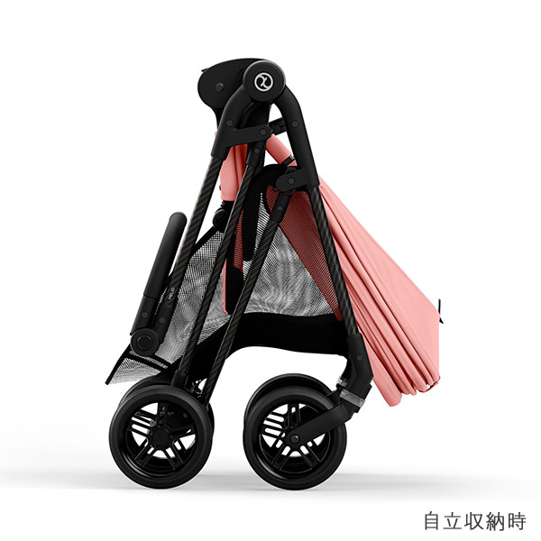 【2023年モデル】サイベックス メリオ カーボンフレーム ベビーカー / ハイビスカスレッド cybex MELIO CARBON