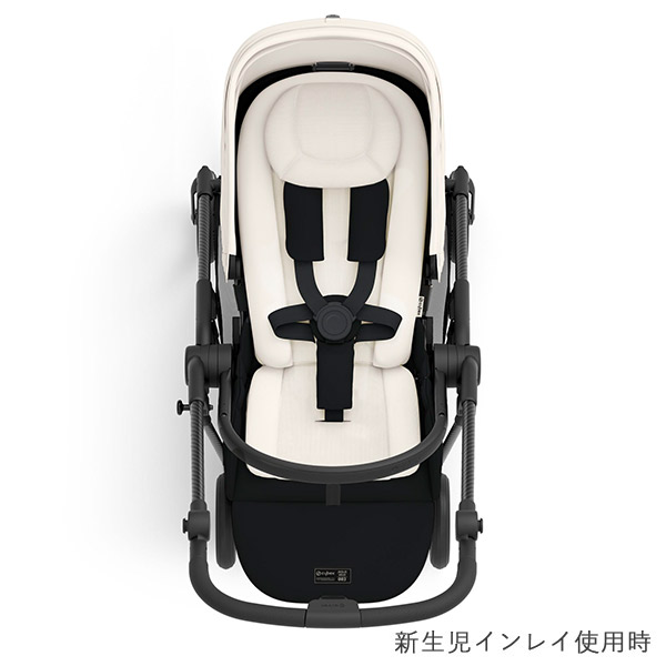 サイベックス メリオ カーボン JP ベビーカー コットンホワイト cybex MELIO CARBON【2023 リニューアルモデル】