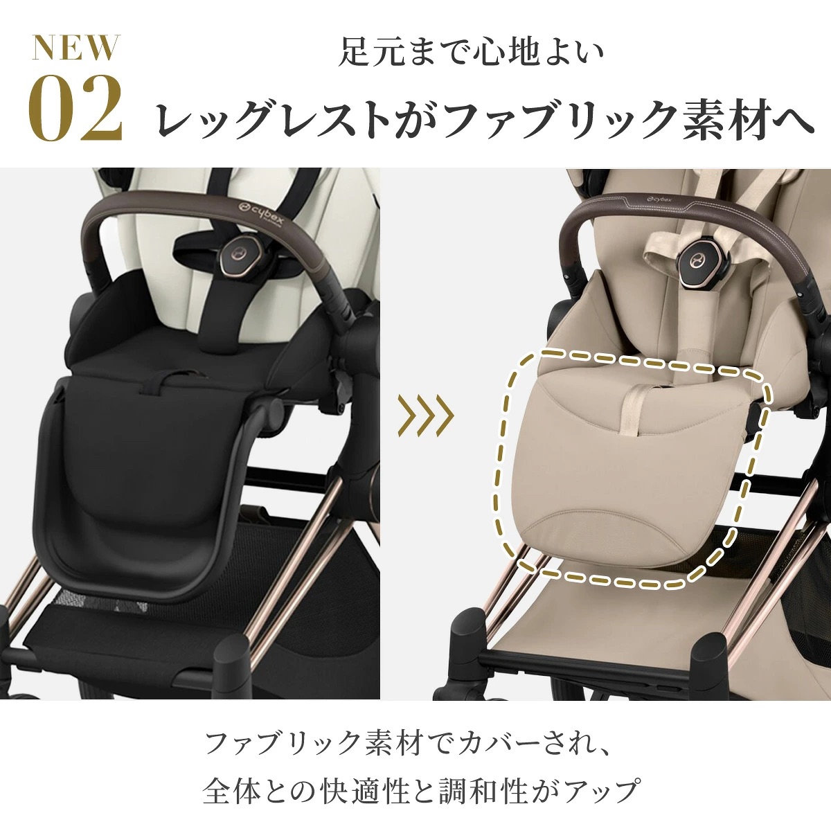 cybex サイベックス プリアム スタイル ベビーカー ローズゴールド
