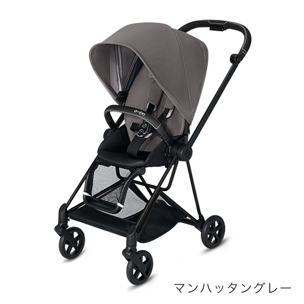 サイベックス new ミオス ベビーカー マットブラックフレーム シートパック / マンハッタングレー