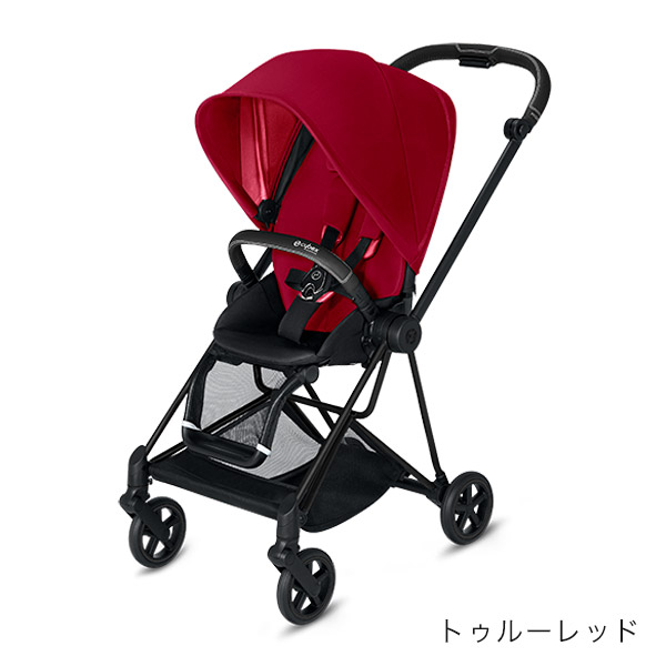 cybex サイベックス new ミオス ベビーカー マットブラックフレーム シートパック / トゥルーレッド