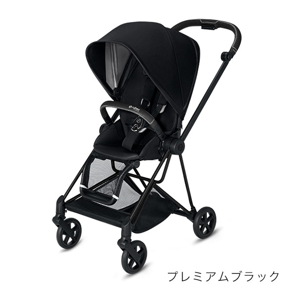 サイベックス new ミオス ベビーカー マットブラックフレーム シートパック / プレミアムブラック