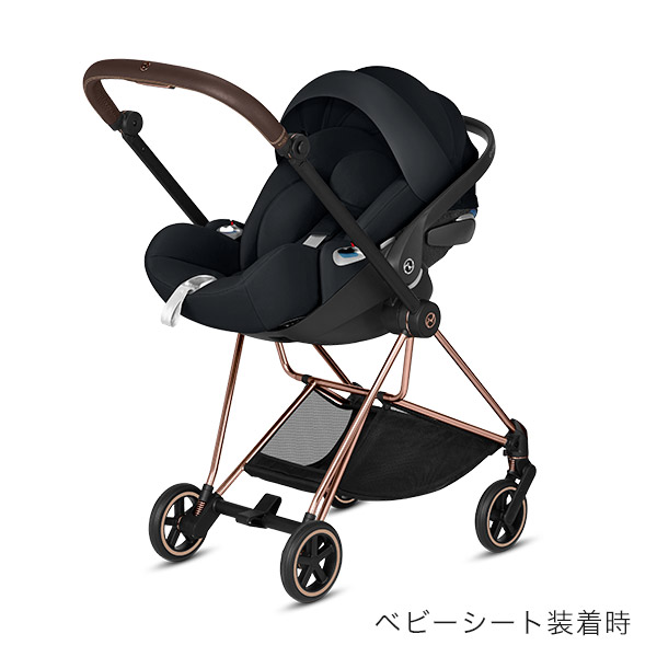 サイベックス new ミオス ベビーカー ローズゴールドフレーム シートパック / ファンシーピンク cybex MIOS