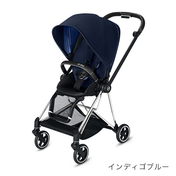 サイベックス new ミオス ベビーカー クロームフレーム シートパック / インディゴブルー