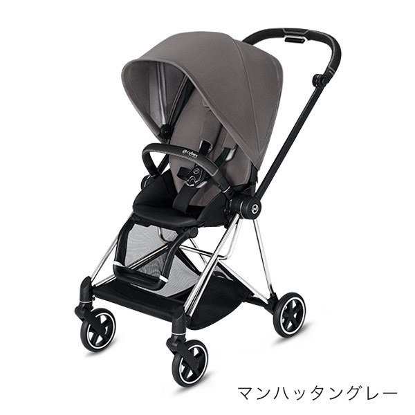 サイベックス new ミオス ベビーカー クロームフレーム シートパック / マンハッタングレー